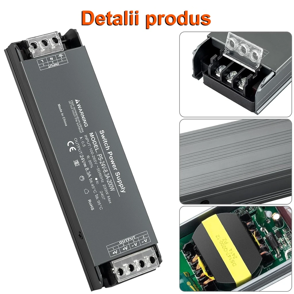 Switching Power Supply Premium 24V, 8.3A, 200W