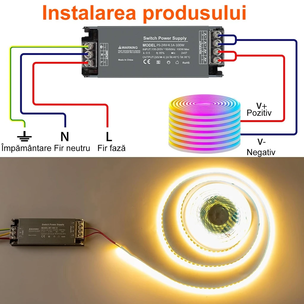 Switching Power Supply Premium 24V, 4.1A, 100W