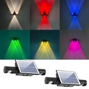 Solar lamp 3 LEDs, IP65, RGB