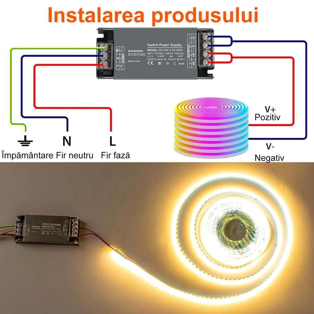 Switching Power Supply Premium 24V, 2.5A, 60W