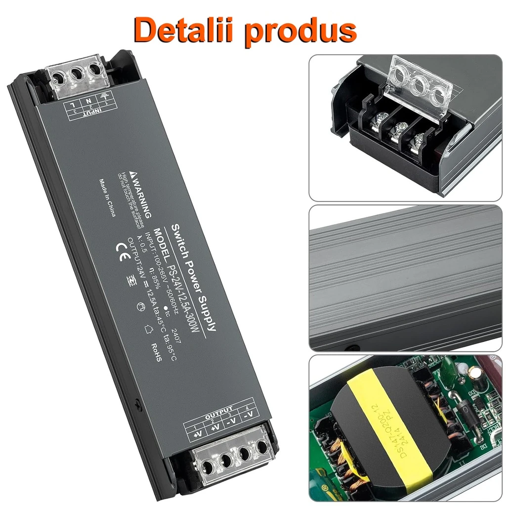 Switching Power Supply 24V, 12.5A, 300W