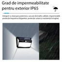 Solar lamp with motion sensor, 228 LEDs, 6500k