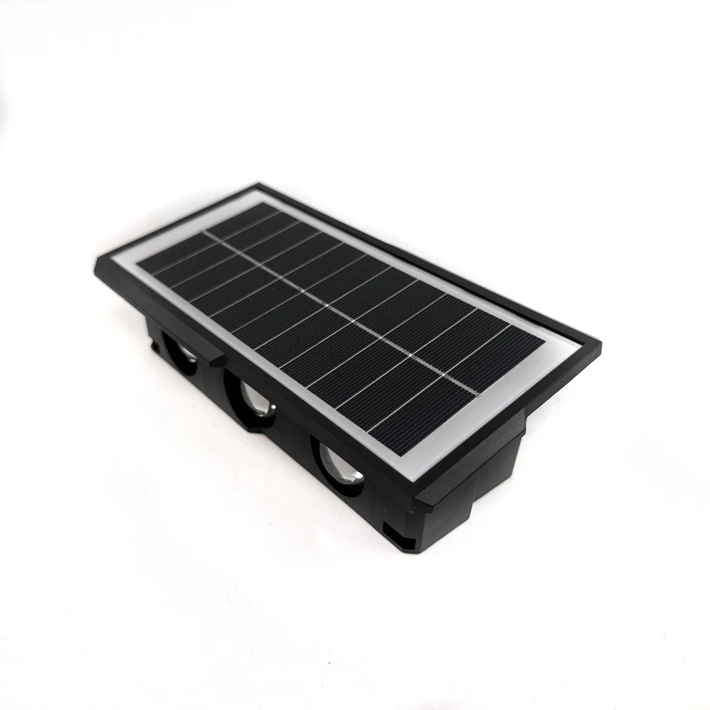 Solar lamp 6 LEDs, IP65, 3 colors 6500k, 4000k, 3000k