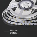 12V LED Strip Light – 120 LEDs/m – SMD5050  – 10mm – 6500k – IP20 – 5m Roll