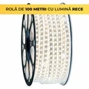 220V LED Strip – 120 LEDs/m – SMD2835 – 6500K – 10mm – IP65 – 100m Roll