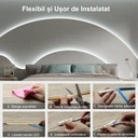 12V COB LED Strip Light – 528 LEDs/m – 6500k – 10mm – IP65 – 5m Roll