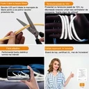 12V COB LED Strip Light – 528 LEDs/m – 6500k – 10mm – IP65 – 5m Roll