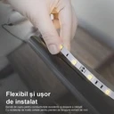 12V LED Strip Light – 60 LEDs/m – SMD5050 – 3000K – IP20 – 10mm – 5m Roll