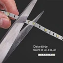 12V LED Strip Light – 60 LEDs/m – SMD5050 – 3000K – IP65 –10mm – 5m Roll