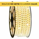 220V LED Strip – 120 LEDs/m – SMD2835 – 3000K – 10mm – IP65 – 100m Roll