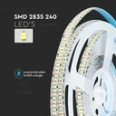 12V LED Strip Light – 240 LEDs/m – SMD2835 – 4000K – 10mm – IP20 – 5m Roll