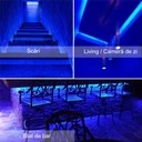 12V LED Strip Light – 120 LEDs/m – SMD2835 – Blue Light – 8mm – IP20 – 5m Roll