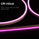 12V Neon Flex LED Strip Light – Pink Light – 8mm – IP65 – 5m Length