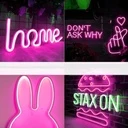 12V Neon Flex LED Strip Light – Pink Light – 8mm – IP65 – 5m Length