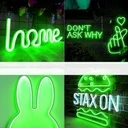 12V Neon Flex LED Strip Light – Green Light – 8mm – IP65 – 5m Length