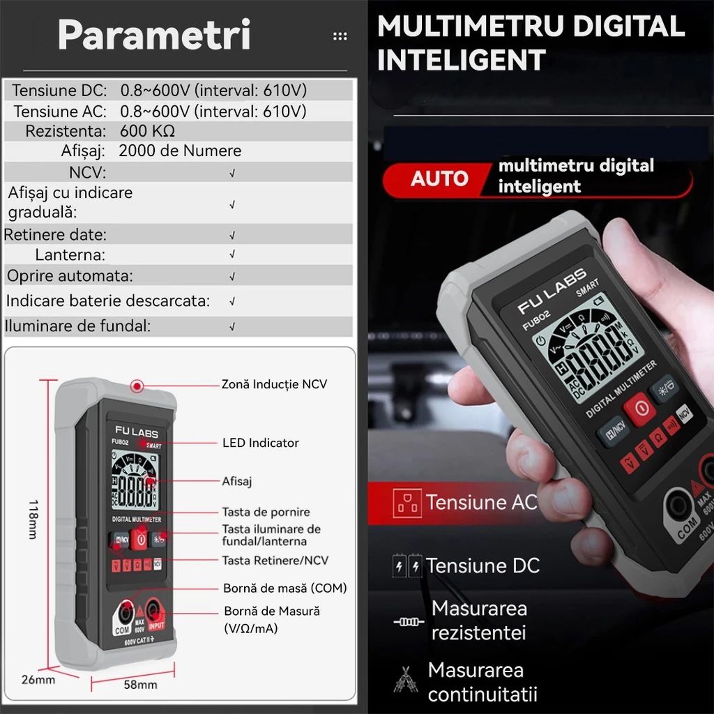 Digital Multimeter FU802