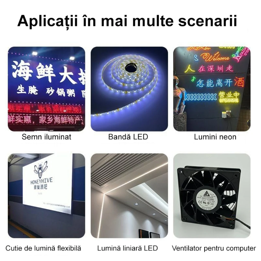 LED Strip Dimmer Manual – 12-24V, 30A Brightness Controller