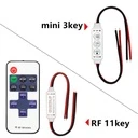 LED Dimmer with RF Remote – 12A for Monochrome Strips