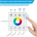RGB LED Controller with Touch Panel – 5V-24V, 30A