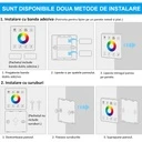 RGB LED Controller with Touch Panel – 5V-24V, 30A