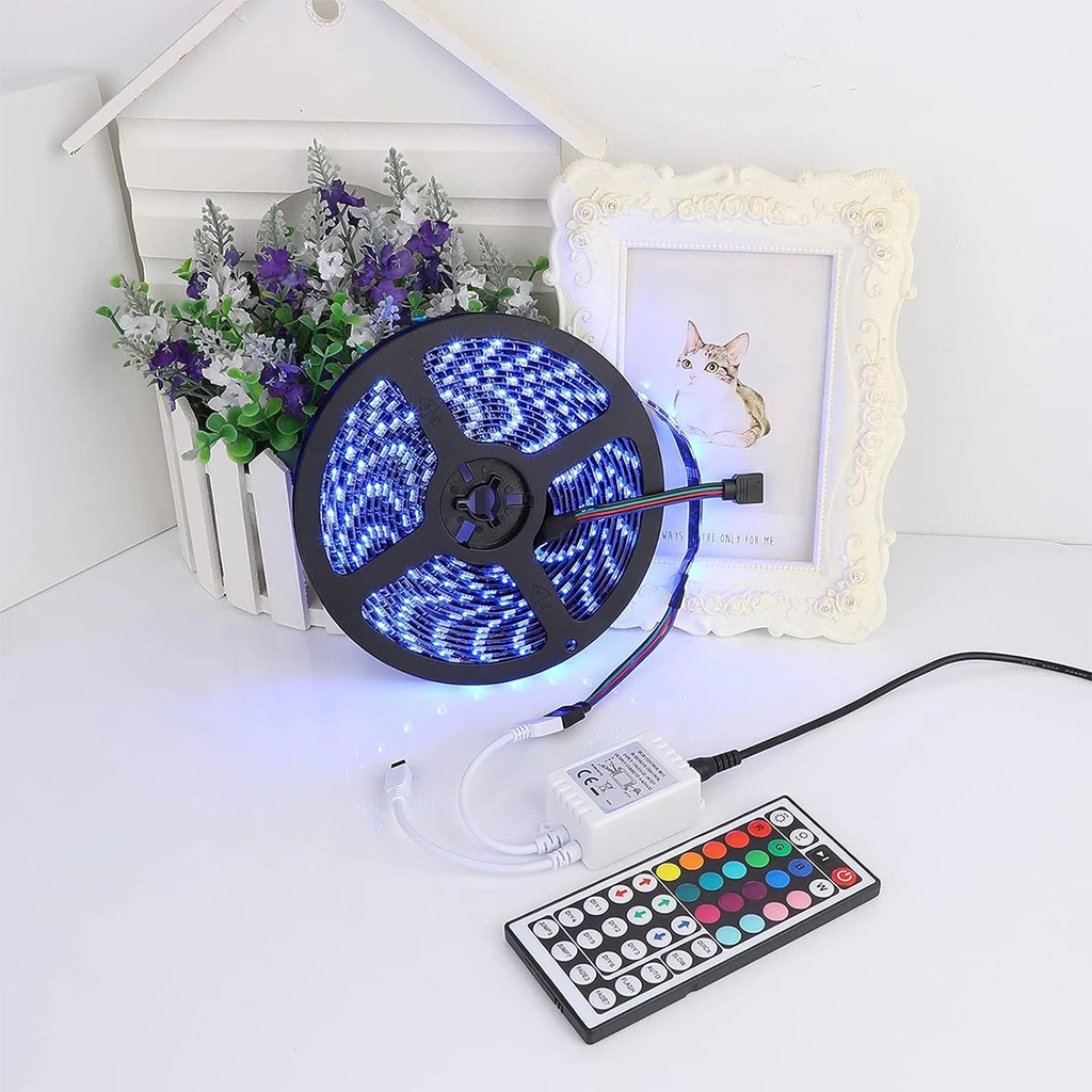 44-Key Remote RGB LED Strip Controller