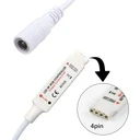Wireless RGB LED Controller – Mini, 17 Keys RF, Fire Effect