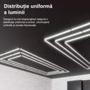 Set of 3 LED Rectangles 472W, 6500k, cool white light, 4.8x2.4m