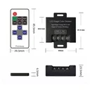 Wireless RF LED Dimmer – Monochrome Strip Lights