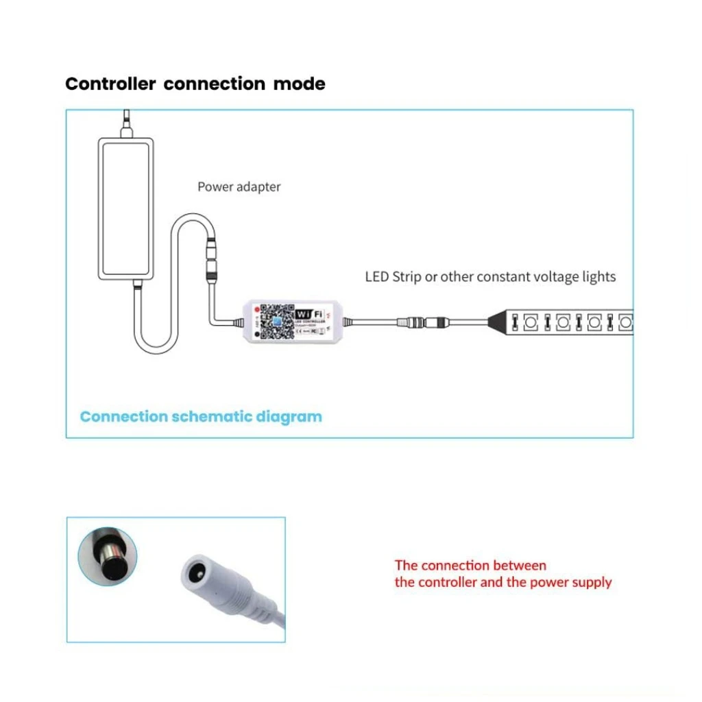 Wi-Fi Mini LED Controller – Single Color
