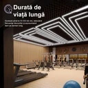 Set of 3 LED Rectangles 472W, 6500k, cool white light, 4.8x2.4m
