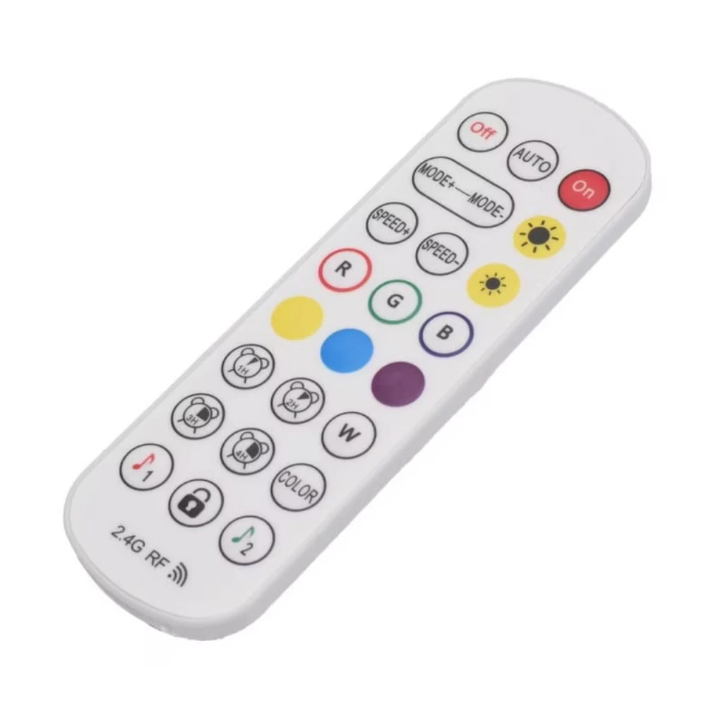 RGB LED Mini Controller with 24-Key Remote, 2 Outputs, 144W