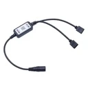 RGB LED Mini Controller with 24-Key Remote, 2 Outputs, 144W