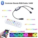 RGB LED Mini Controller with 24-Key Remote, 2 Outputs, 144W