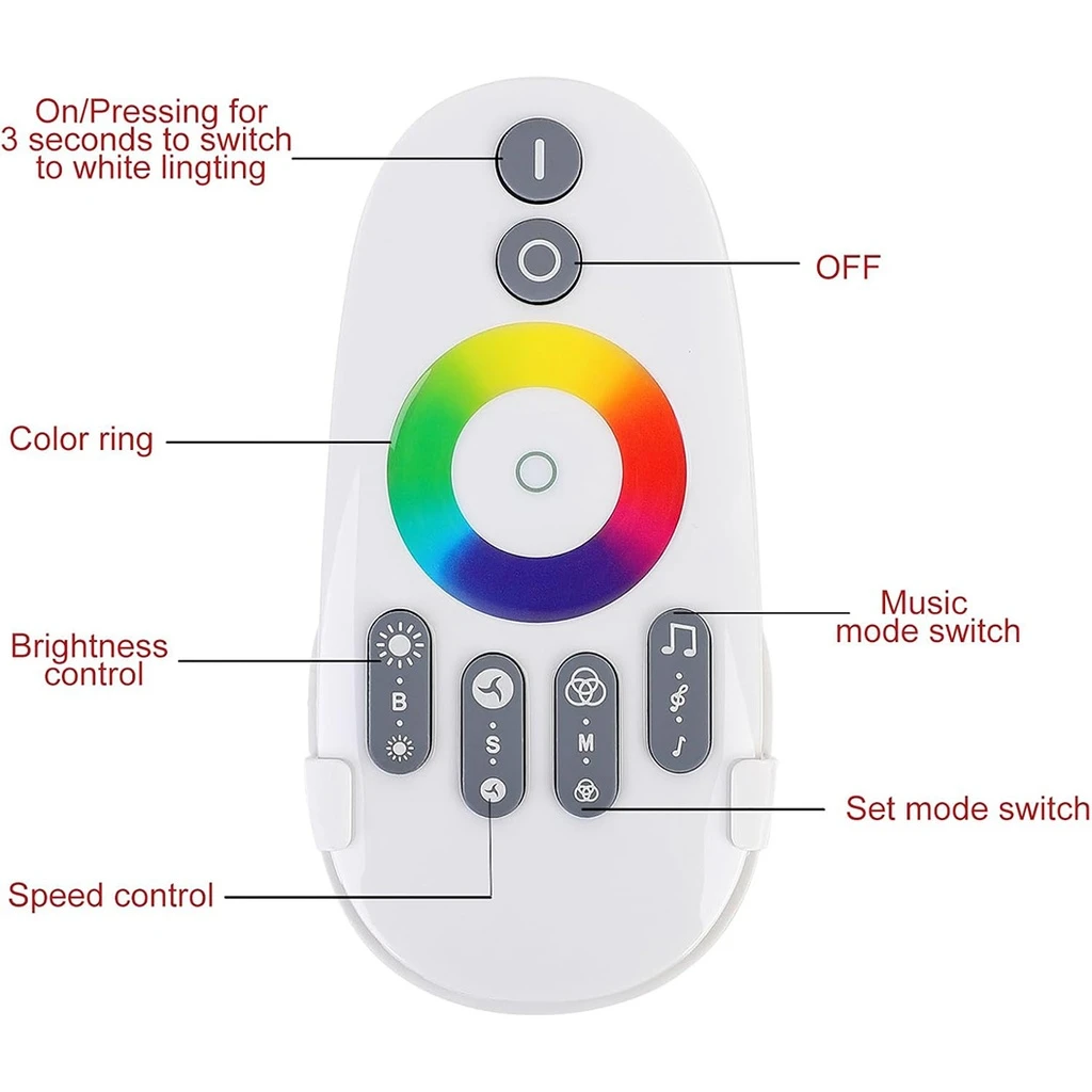 TQ Music 2 RGB LED Controller – RF Remote & WiFi Control