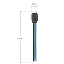 4-Wire RGB LED Strip Connector – 10mm 4-Pin for LED Light Strips