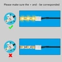 DC LED Strip Power Connector – 2.1mm x 5.5mm Plug for 12V/24V LED Strips