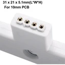 T-Shape RGB LED Strip Connector – 4-Pin 10mm for 5050 Light Strips