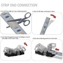 LED Strip Connector 10mm, 2-Pin 2-Wire