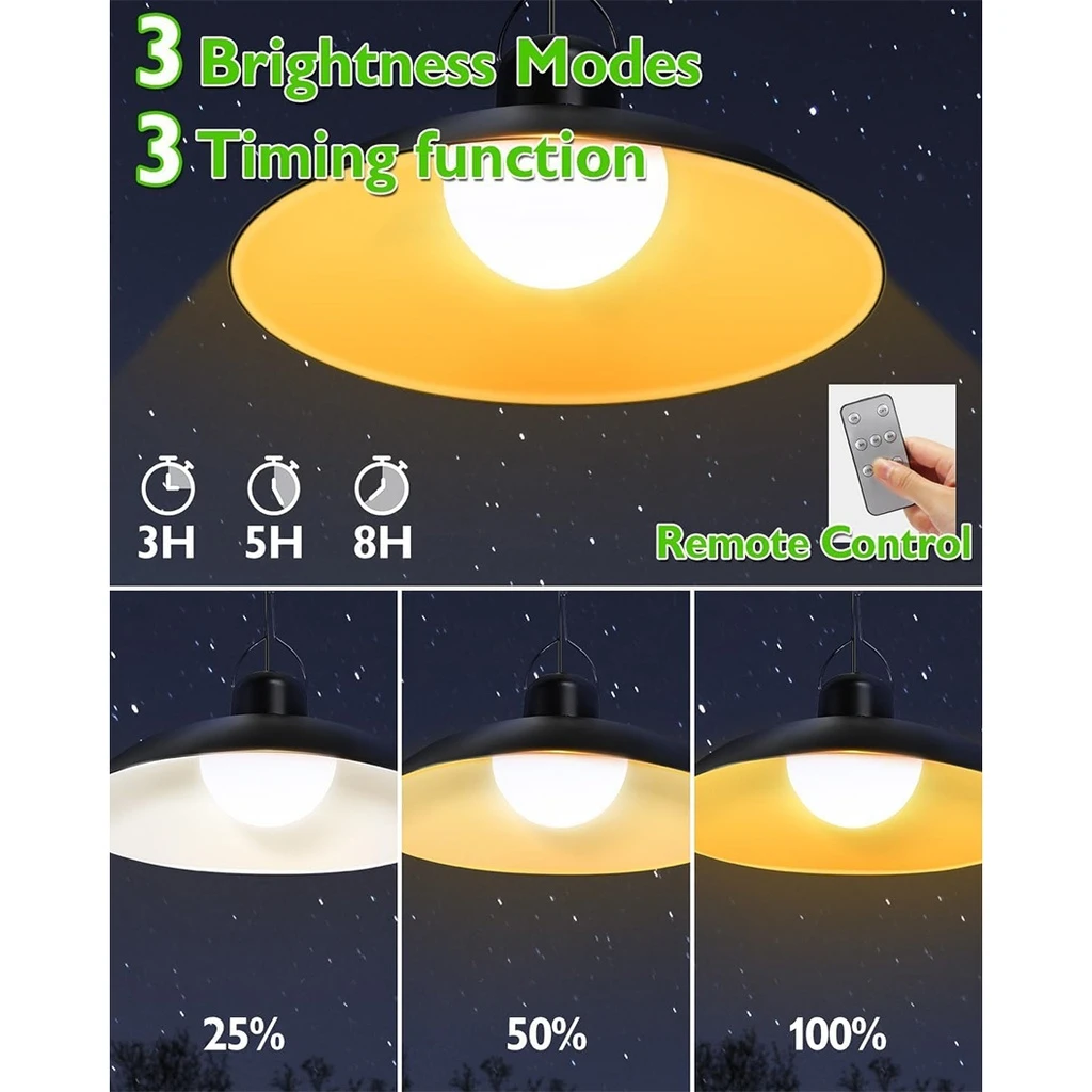 solar LED lamps with solar panel