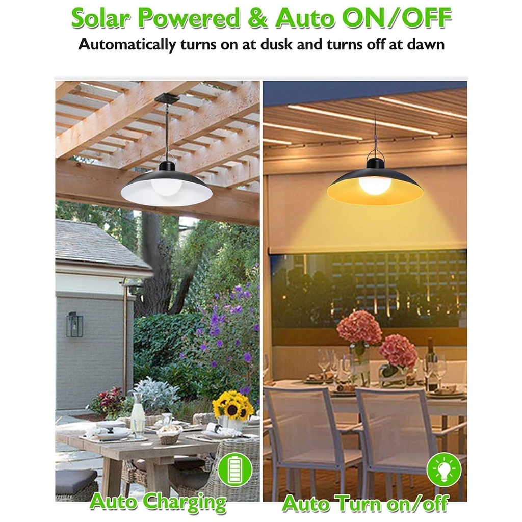 solar LED lamps with solar panel