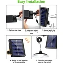 solar LED lamps with solar panel