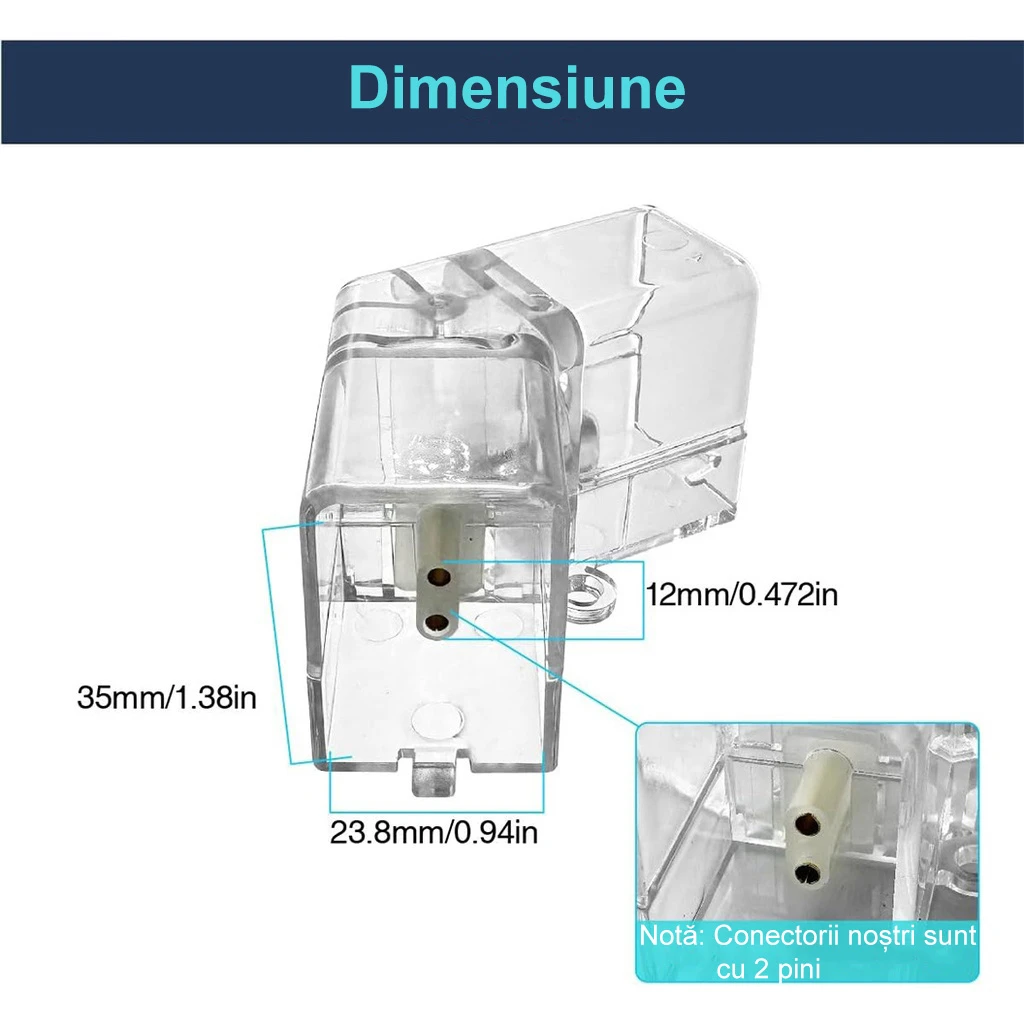 Conector Honeycomb Tip V 120 grade, RGB