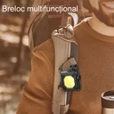 Keychain Mini Pocket Flashlight, Charging via USB Type C, Multifunctional, for Outdoor, Camping, Mountaineering, Cycling, Elvis Mini Flashlight, 6.1 x 5 x 2.5 cm, Powerful Light