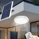 Solar Ceiling Light, 500 W, diameter 360 MM, with remote control, 6V/15W, Class A, 418 LEDs, Extension cord length 4.6 m, cold white light 6500k