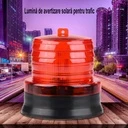 LED Solar-powered Red flashing warning, built-in solar panel, IP65, 1.2 V, 11.5 x 11.6 cm, Red