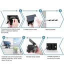 Double Solar Wall Lamp, Sensor, 56 LEDs 