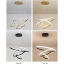 LED Chandelier, Comely, Aluminum, 220V, 76W, Black 