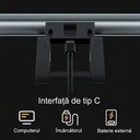 iGlass Dual Pro Monitor Lamp – 2 lamps, 4 brightness levels (3000K-6000K), flicker-free, memory function, black