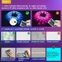 5M 5050 RGB LED Strip – 60 LED/m, Self-Adhesive, Bluetooth, App & Remote Control, Music Mode, Timer