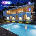Solar lamp 3 LEDs, IP65, 12 RGB modes